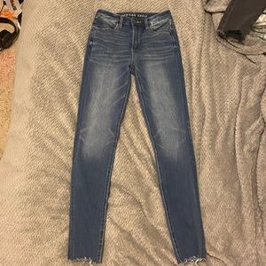 american eagle super high rise jeggings